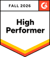 G2 High Performer Fall 2026